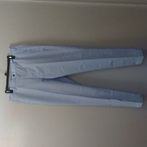 Like New Brooks Brothers Blue/White Stripe Cotton Pants (Clark Fit)  36 - 32